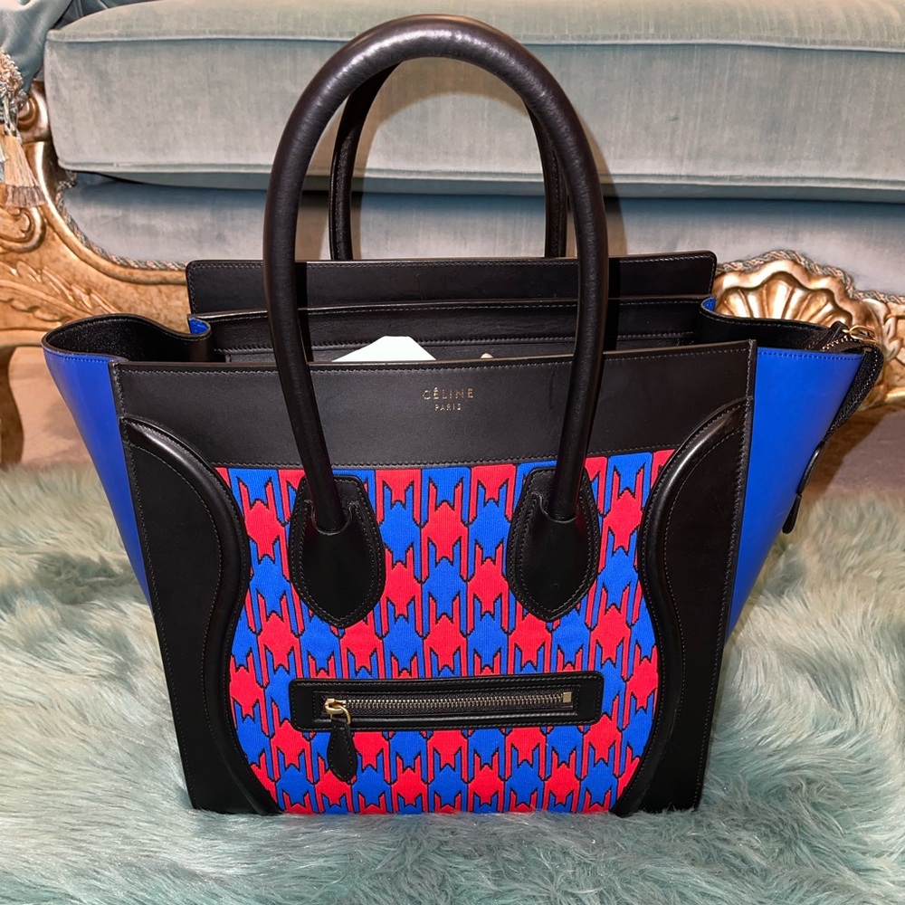 Celine mini luggage tote